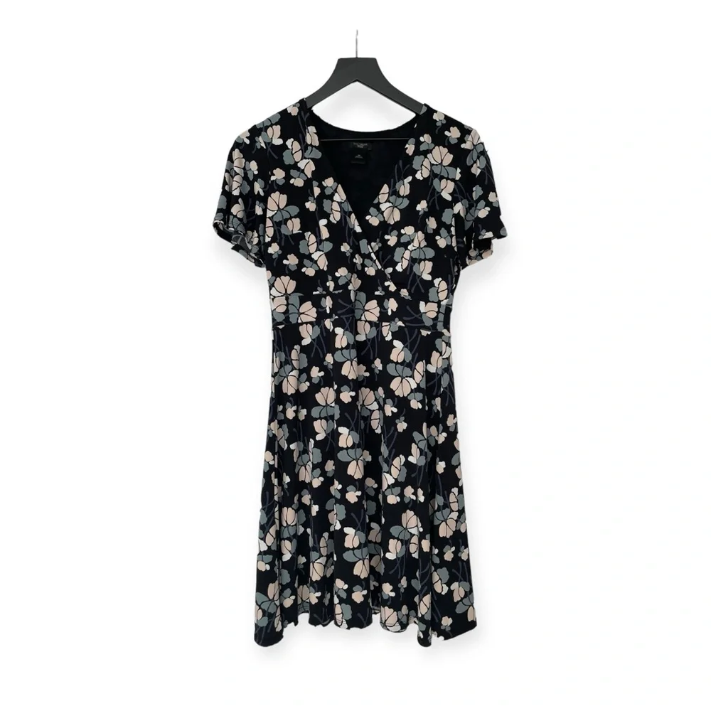 Ann Taylor Factory Petites faux wrap dress